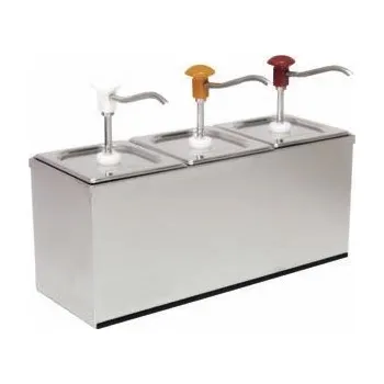 Dávkovač nápoje SCHNEIDER Sada tří dávkovačů s nerezovou nádobou GN 1/6, 3 x 3 litry