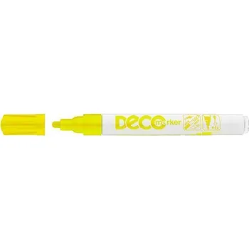 Lakový popisovač "Decomaker", žlutá, 2-4mm, ICO
