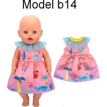 Doplněk pro panenku Oblečky Baby Born - Barevné letní šaty Motiv: model b14