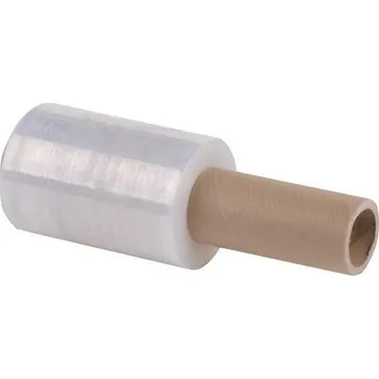 Obalový materiál Strečová fólie, průhledná, s rukojetí, 0,1m x 153m