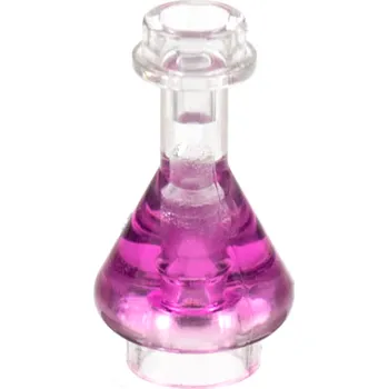 Láhev 93549pb08 Transparent Bottle with Molded Transparent Dark Pink Fluid Pattern (Průhledná láhev s tvarovaným průhledným tmavě růžovým vzorem tekutiny)