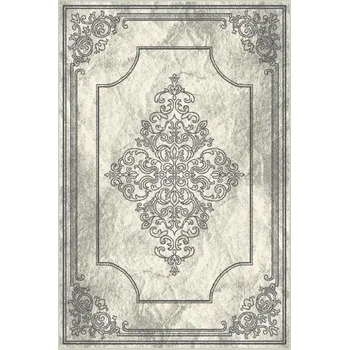 Koberec Kusový koberec vlněný Agnella Isfahan M Astan Popiel šedý Rozměr: 160x240 cm