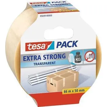 Balicí lepicí páska "Extra Strong 57171", transparentní, 50 mm x 66 m, TESA