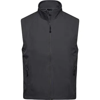 Pánská vesta James&Nicholson Pánská softshellová vesta JN1022 Black 3XL