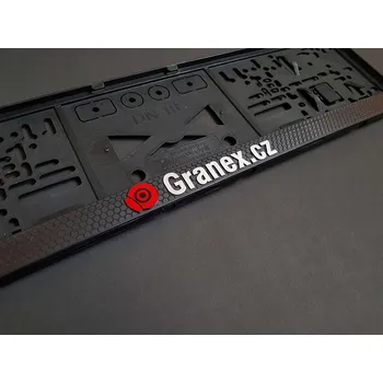 Autolékárnička 3d podložka (rámeček) pod SPZ s voštinovým podkladem