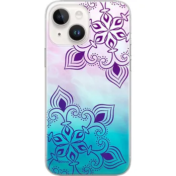 Pouzdro na mobilní telefon Kryt DISNEY pro Apple iPhone 14 Plus - mandala - gumový - barevný