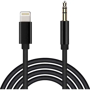 Sluchátka Redukce Lightning to 3.5mm Audio AUX kabel Barva: Černá