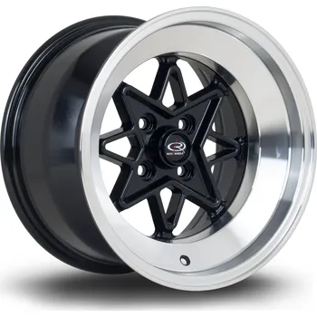 Plechové kolo Disk Rota Hachi 15X9 4X100 67,1 ET0, Black