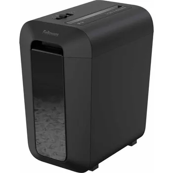 Skartovačka FELLOWES skartovač LX 65/ křížový řez 4x40mm/ objem koše 22 l/ stupeň utajení P-4 (důvěrné)/ černý