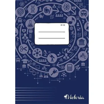 Sešit Sešit, linkovaný, A4, 32 listů, VICTORIA