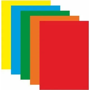 Barevný papír Barevný papír, A4, 160 g, 5x2 listů, různé barvy