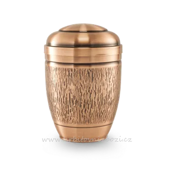 Smuteční dekorace Urna měděná s tepáním 5070