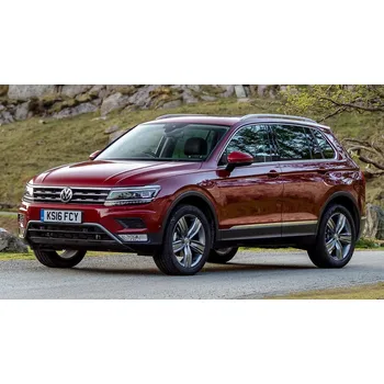Nosič kol Příčníky Modula Oval Bar Open Rail Alu VW Tiguan 2016- s podélníky