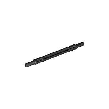 Stavebnice LEGO 32580 Black Hose, Soft Axle 7L (Černá hadice, měkká náprava 7L)
