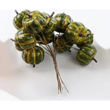 Zelená dýně zápich, svazek 12 ks