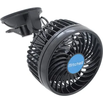 Domácí ventilátor CARCOMMERCE | Ventilátor MITCHELL 115mm 12V/4W na přísavku, 42741