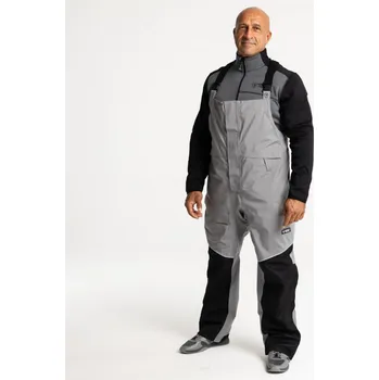 Rybářské oblečení Adventer & Fishing Membránové kalhoty Steel & Black Velikost: M