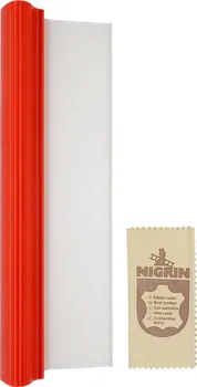 Mycí kartáč na vozidlo Nigrin Stěrka silikonová na vodu s jelenicí červená 30,5 cm