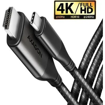 Video kabel AXAGON RVC-HI2MC, USB-C -> HDMI 2.0A redukce / kabel 1,8m, 4K/60Hz