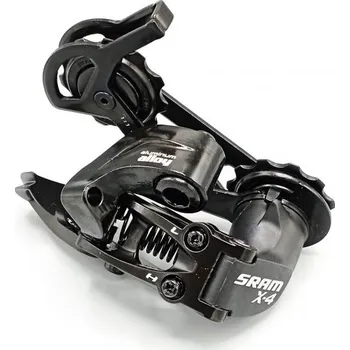 přehazovačka měnič MTB 9/8/7k SRAM X.4 krátké vodítko černý (měnič MTB 9/8/7k SRAM X.4 krátké vodítko černý)