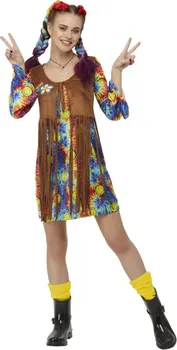 Karnevalový kostým Smiffys Dámský kostým Hippies Smiley