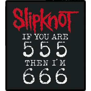 Nášivka nášivka na záda, zádovka Slipknot - If You re 555