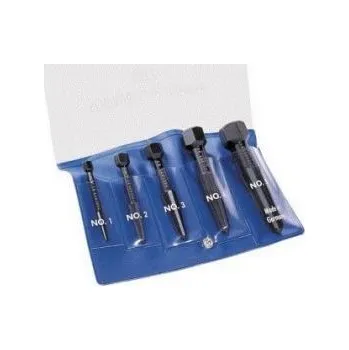 Závitořezný nástroj Sada Vytahovačů šroubů obousměrné ,vytahováky na zalomené šrouby M5-M2