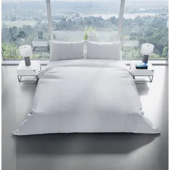 Povlečení Povlečení krepové Bíle 200x140cm + 90x70cm TiaHome