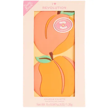 Makeup Revolution I Heart Revolution Mini Tasty Shadow Palette 10,8 g Peach Oční stíny Makeup Revolution I Heart Revolution Mini Tasty Shadow Palette 10,8 g Peach