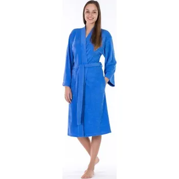 Dámský župan Dámský krátký župan JERSEY, modrá, Framsohn Velikost: S