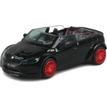 Plastikový model Abrex Škoda Fabia II FL RS2000 Concept (2011) - Černá