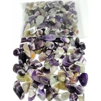 Ametyst duhový zebra chips 8-12mm, 100 g sáček