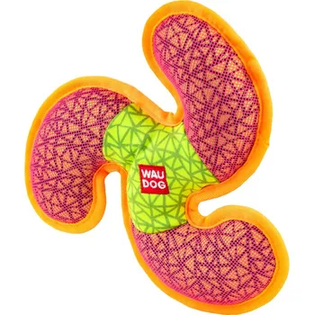 Hračka pro psa WAU DOG Pískací hračka pro psa vrtule růžová