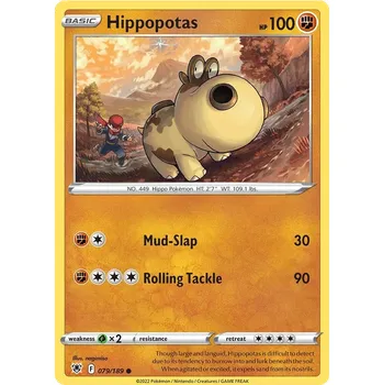 Sběratelská karetní hra Pokémon TCG Hippopotas 079/189