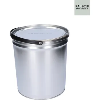 Lak na dřevo Barva antikorozní polomatná na zinek 5 kg papyrusová-bílá