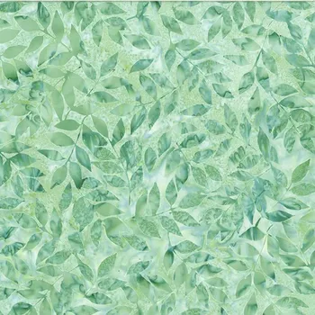 Hoffman 3374-807 bali batika zelená bavlněná látka patchwork