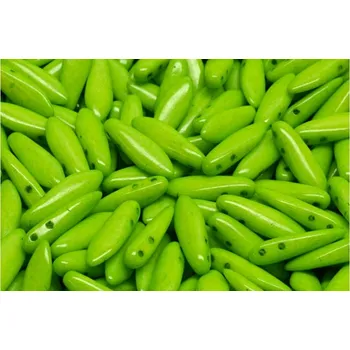 Dětské navlékací korálky Dvoudírkové jazýčky 5x16mm - č.59