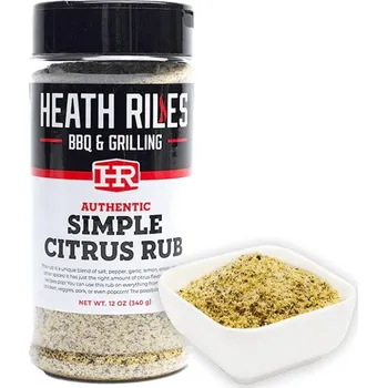 Koření Heath Riles BBQ grilovací koření Simple Citrus 340g&nbsp;Heath Riles