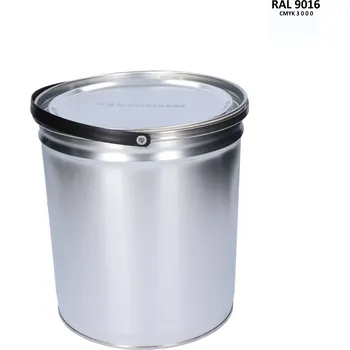 Lak na dřevo Barva antikorozní polomatná na zinek 5 kg provozní-bílá