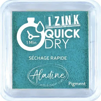 Dětské razítko Razítkovací polštářek Aladine IZINK QUICK DRY - azurová modrá
