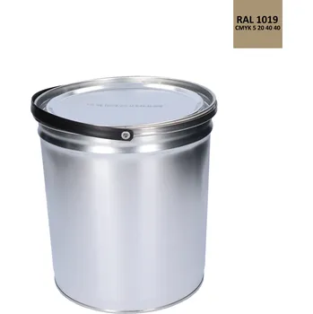 Lak na dřevo Barva antikorozní polomatná na zinek 5 kg šedo-béžová