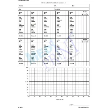 Slovní audiometrie-zákl.soustava 1 a 2