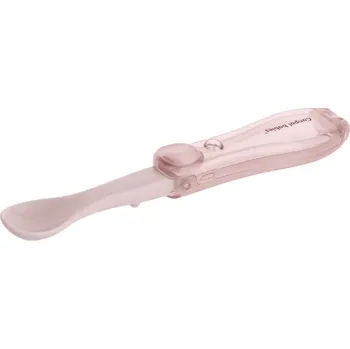 Příbor Canpol Babies skládací turistická lžička - růžová