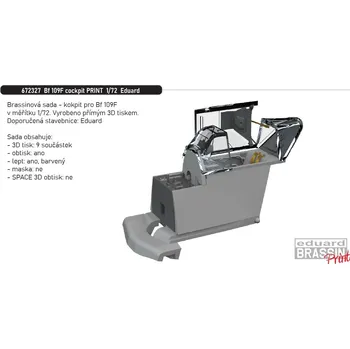 Plastikový model Eduard 1/72 Bf 109F cockpit PRINT (EDUARD)
