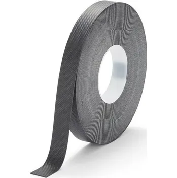 Černá protiskluzová páska na zábradlí FLOMA Handrail Grip - 18,3 m x 2,5 cm a tloušťka 1,11 mm