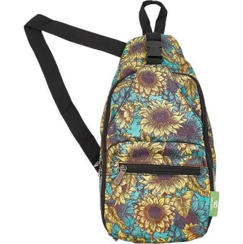 Městský batoh Batoh přes rameno slunečnice modrozelený
