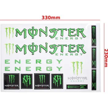 Polep vozidla Polepy Monster Energy na moto a čtyřkolku 33x23cm