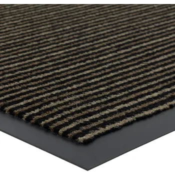 Hnědá vnitřní čistící vstupní rohož FLOMA Scala - délka 40 cm, šířka 60 cm a výška 0,5 cm