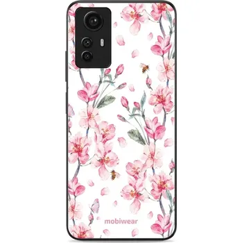Lesklý kryt Mobiwear Glossy - Xiaomi Redmi Note 12S - G033G - Růžové květy (Prémiové lesklé pouzdro, obal, kryt Mobiwear Glossy na mobil Xiaomi Redmi Note 12S - G033G - Růžové květy, materiál Plast + TPU silikon - krytí po všech stranách, neošoupatelný)