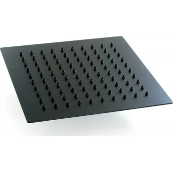 Sprchová hlavice Sprcha BLACK hlavová 25x25 cm hranatá černá BAASHD2525BK